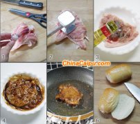 香煎鸡腿汉堡(1)